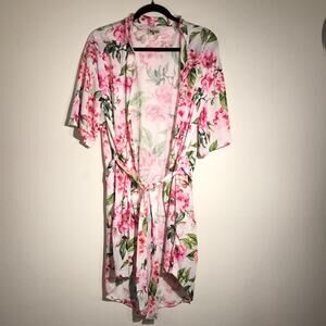 SHOW ME YOUR MUMU Floral Belted Robe NWOT